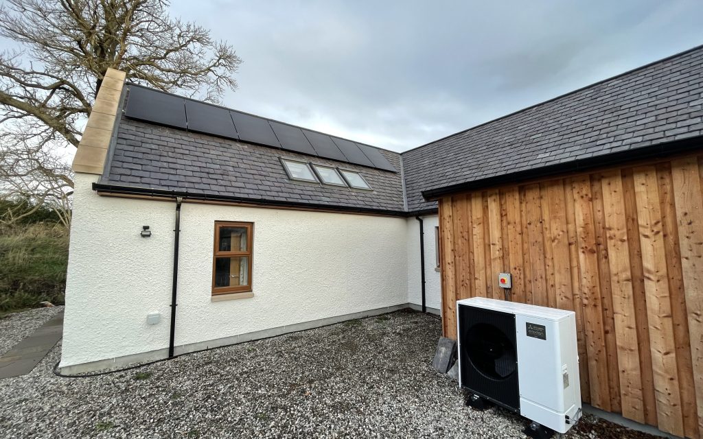 Solar Panels on Slate Roof